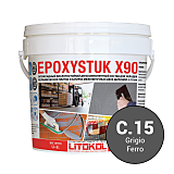 Фуга EPOXYSTUK X90 C.15 Grigio Ferro 5 кг